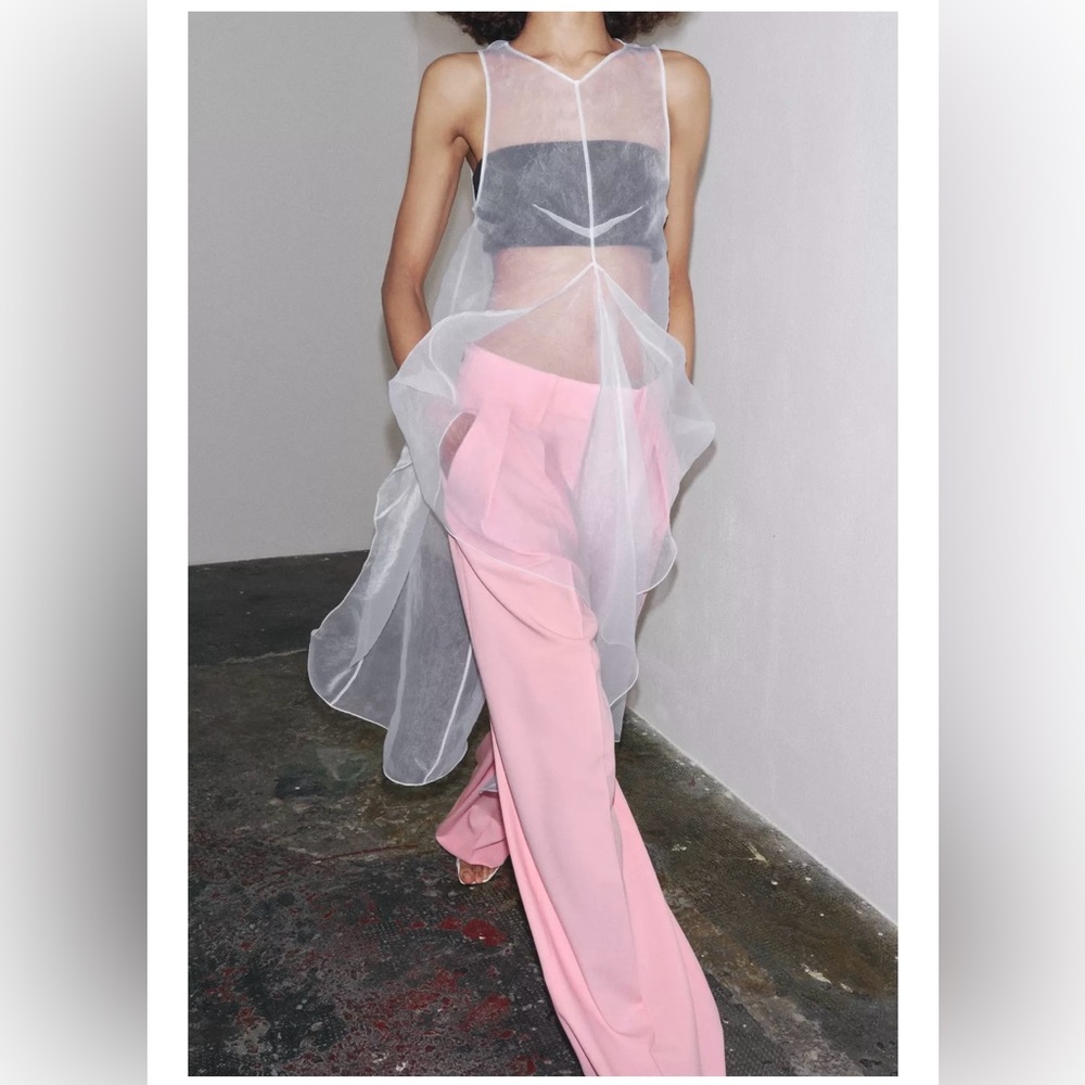 ZW COLLECTION ORGANZA VOLUME DRESS